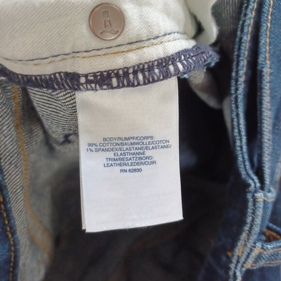 Land's End Men's Jeans Square Rigger Traditional Fit Straight Leg Size 35 x 29 - Picture 9 of 12